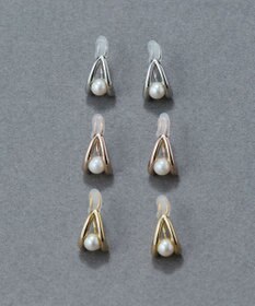 Phoebe 〈痛くないシリーズ/金属アレルギー対応〉ドロップパールライトフィットイヤリング