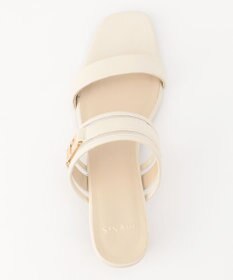 ANY SIS 【23.0~24.0cm】シアーメタルバックルヒール サンダル