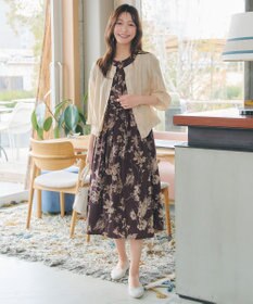 Tiaclasse パールボタンシアーブルゾン