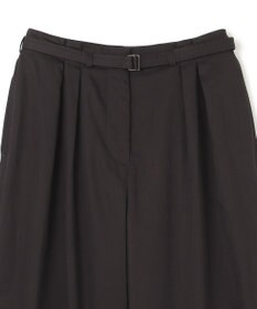 JOSEPH ライトコットンサテン　ワイドストレートトラウザーズ