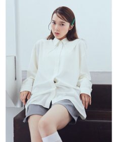 earth music&ecology ダブルカラーシャツ