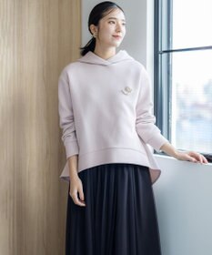 組曲 ダンボールジャージーバックフリル パーカー