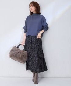 ANY 【洗濯機可】ミニ裏毛モックネックプルオーバー