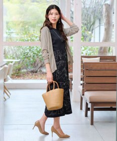 Tiaclasse L 【小倉優子さん着用】【洗える】サマーニットショートパーカー