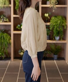 Tiaclasse パールボタンシアーブルゾン