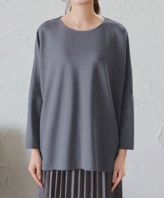 Tiaclasse L 【洗える】袖パールドルマントップス