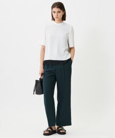 ICB L 【新色追加・UVケア・接触冷感・速乾・防シワ・洗える】 FluidBackSatin  ワイドパンツ