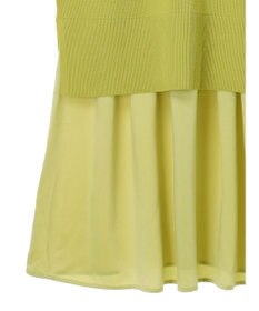 Green Parks ＳＥＴ２点　ニットチュニック＋キャミワンピース