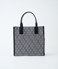 MIYABIYA LAQUOH クロス柄ジャガードトートバッグ S