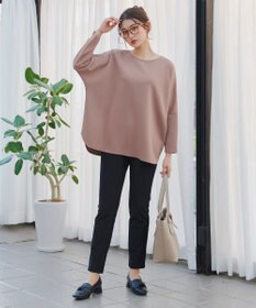 Tiaclasse L 【洗える】袖パールドルマントップス