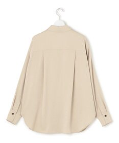 23区 L 【見上愛さん着用/Oggi10月号掲載/洗える】スエーディーサテン シャツ