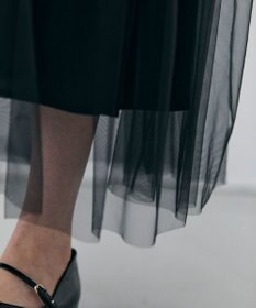 BEIGE， 【洗える・GISELe 4月号掲載】KALMIA / ノースリーブチュールドレス