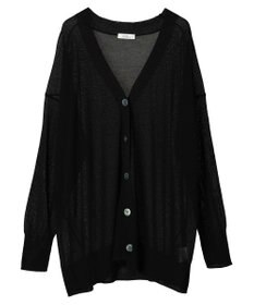 earth music&ecology 接触冷感シアーＢＩＧカーディガン