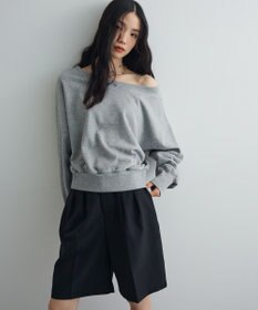 Green Parks オフショルスウェット