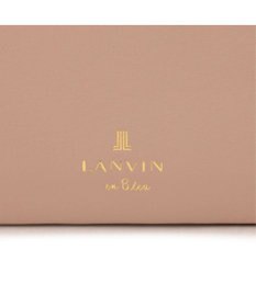 LANVIN en Bleu ペアル 薄マチLファスナー長財布