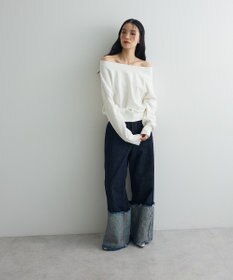 Green Parks オフショルスウェット