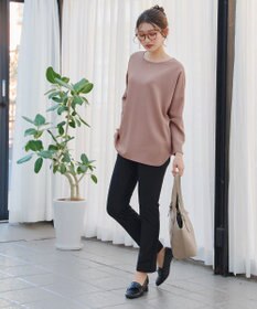 Tiaclasse L 【洗える】袖パールドルマントップス