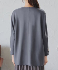 Tiaclasse L 【洗える】袖パールドルマントップス