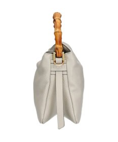 INTER-CHAUSSURES 【LORISTELLA】バンブーハンドルソフトレザーハンドバッグ