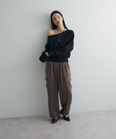 Green Parks オフショルスウェット