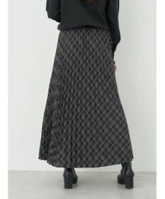 earth music&ecology すきな丈プリーツスカート