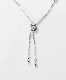 Phoebe ラインストーンスライドテニスブレスレット　シルバー