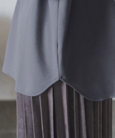 Tiaclasse L 【洗える】袖パールドルマントップス