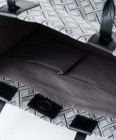 MIYABIYA LAQUOH クロス柄ジャガードトートバッグ S