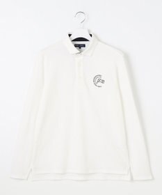 23区GOLF 【MEN】【吸水速乾・UVケア】ハニカムカノコ 長袖ポロシャツ