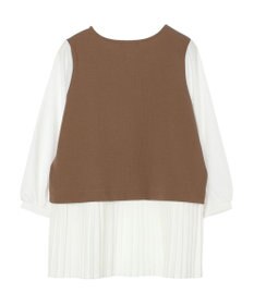 earth music&ecology プリーツドッキングプルオーバー