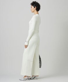 ICB L 【CLASSY.1月号掲載・洗える】ハイゲージリブベーシック プルオーバーニット