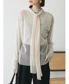 Green Parks AnriettMusee ドットチュール２ＷＡＹボウタイブラウス