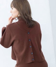 Tiaclasse 【洗える】大人上品なニットカーデ＋ワンピースセット