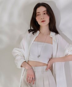 Phoebe 【金属アレルギー対応】マルチwayムービングバブルネックレス/ラリエット　シルバー