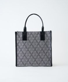 MIYABIYA LAQUOH クロス柄ジャガードトートバッグ S