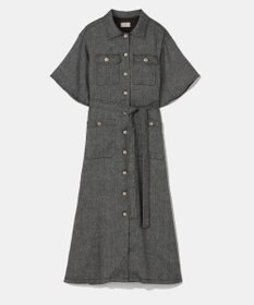 GRACE CONTINENTAL リネンデニムライクワンピース