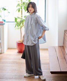 ANY スタンドネックブラウス