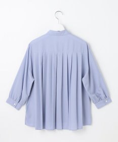 J.PRESS LADIES 【洗える】スパンローン バックプリーツ ブラウス