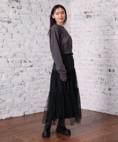 Green Parks ・ＥＬＥＮＣＡＲＥ　ＤＵＥ　ロゴ刺繍ショートスウェッ