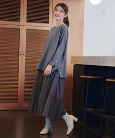 Tiaclasse L 【洗える】袖パールドルマントップス