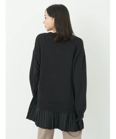 earth music&ecology バックヘムプリーツチュニック