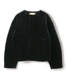 uncrave ベロア キルティング ブルゾン（uncrave WHITE）