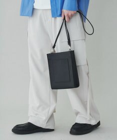 WEGO レザータッチスクエアショルダー