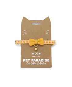 PET PARADISE ペットパラダイス 猫 首輪 チロリアン 《イエロー》