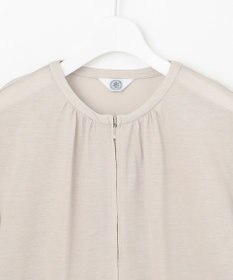 J.PRESS LADIES 【接触冷感・洗える】シアー ブルゾン