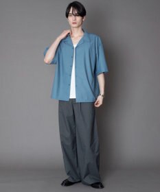 WEGO 【ユニセックス着用ITEM/SMLサイズ展開】 TRオープンカラーシャツ（SS）