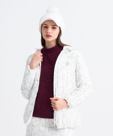 23区GOLF 【WOMEN】中綿ロゴグラフィックブルゾン