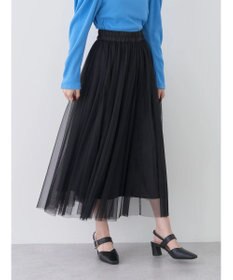 earth music&ecology チュールフレアスカート