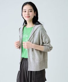 ANY ラミータッチニットパーカー