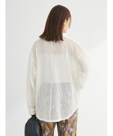 Green Parks カットレースシャツチュニック